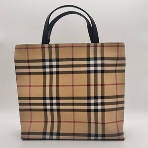 BURBERRY - Vintage Check Top Handle Tote R1.288